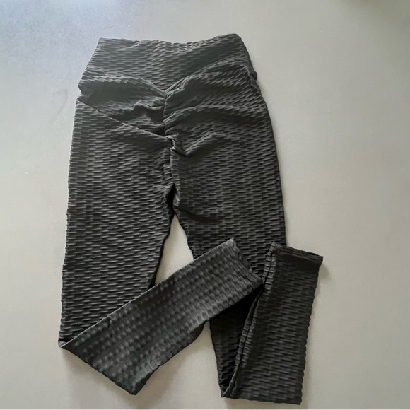 High waisted honeycomb scrunch butt leggings - Picture 5 of 7